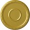 Ekena Millwork Medea Ceiling Medallion (Fits Canopies up to 5 1/2"), Hand-Painted Rich Gold, 16 1/2"OD x 1 1/2"P CM16MDRGS - alternate 1